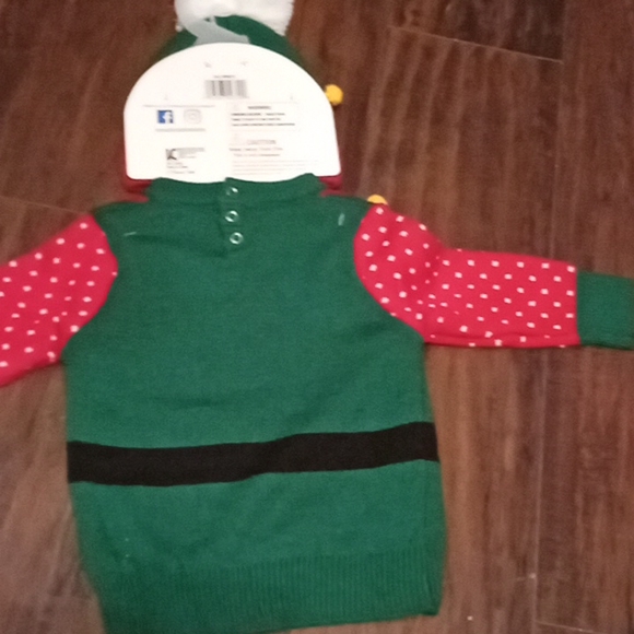 NWT So'Dorable Baby Elf Sweater and Knit Hat, 0-6 months - Picture 4 of 6